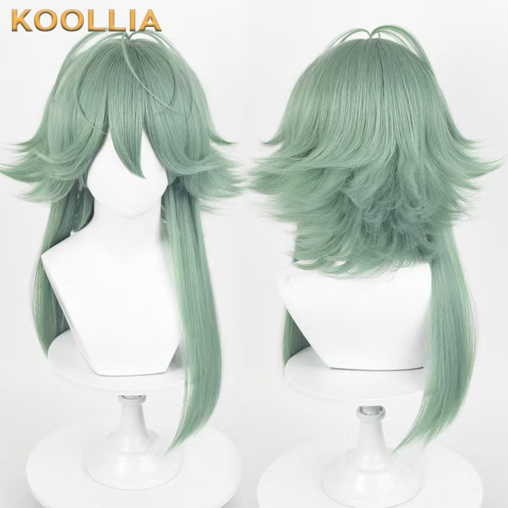 League of Legends & Arcane Ezreal Long Green Hair Basic Wig