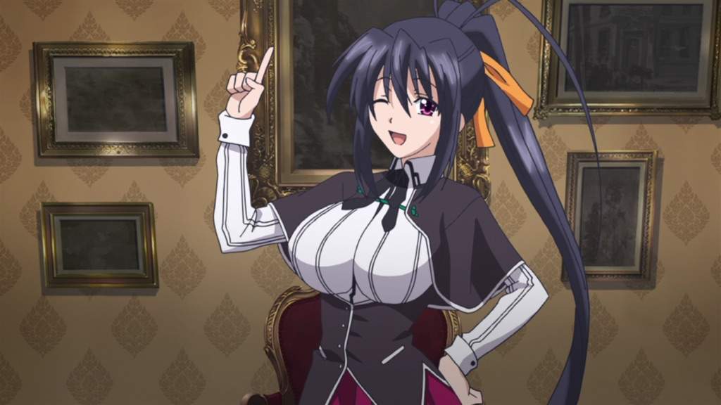 Akeno aus High School DxD Auftragsperücke