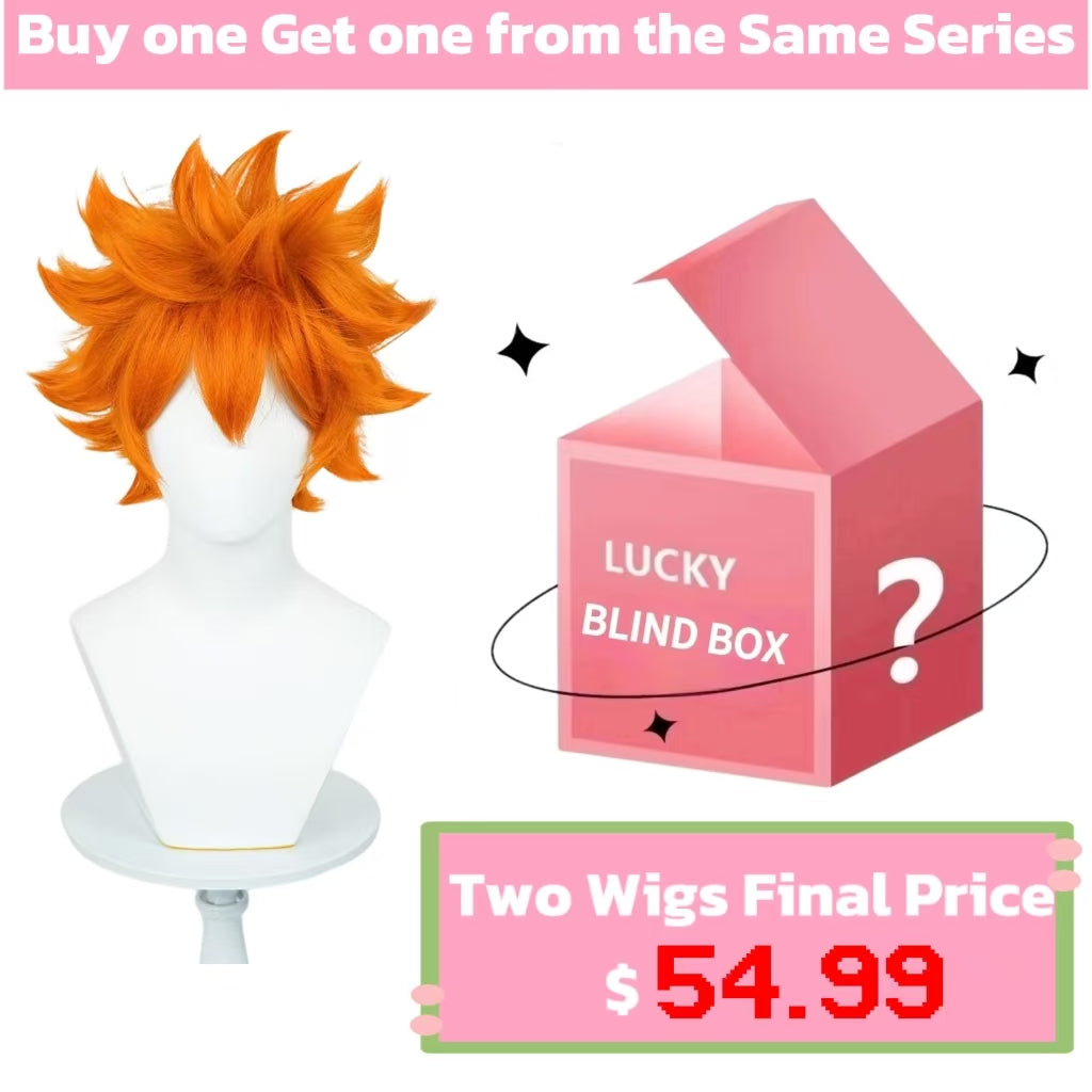 Haikyuu Shoyo Hinata Short Orange Hair Basic Wig