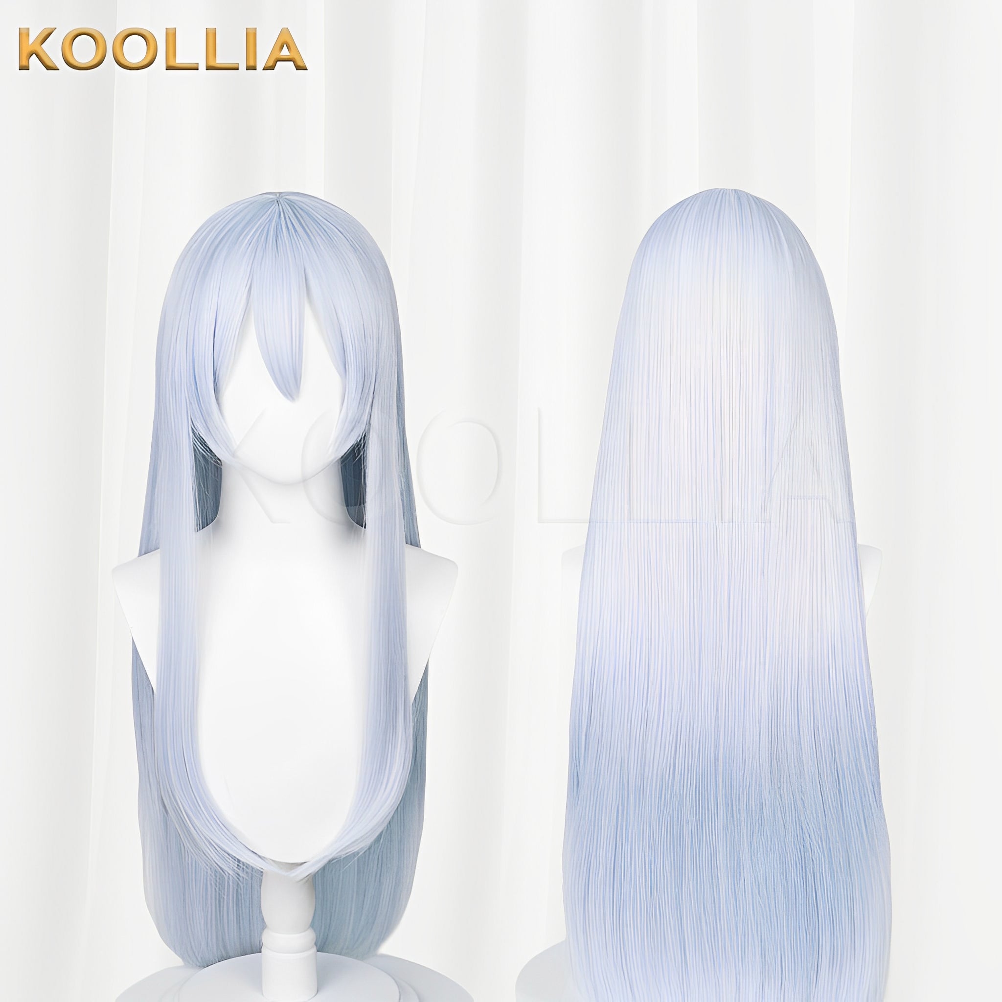 Project SEKAI: Colorful Stage Yoisaki Kanade Long Blue-gray Hair Basic Wig