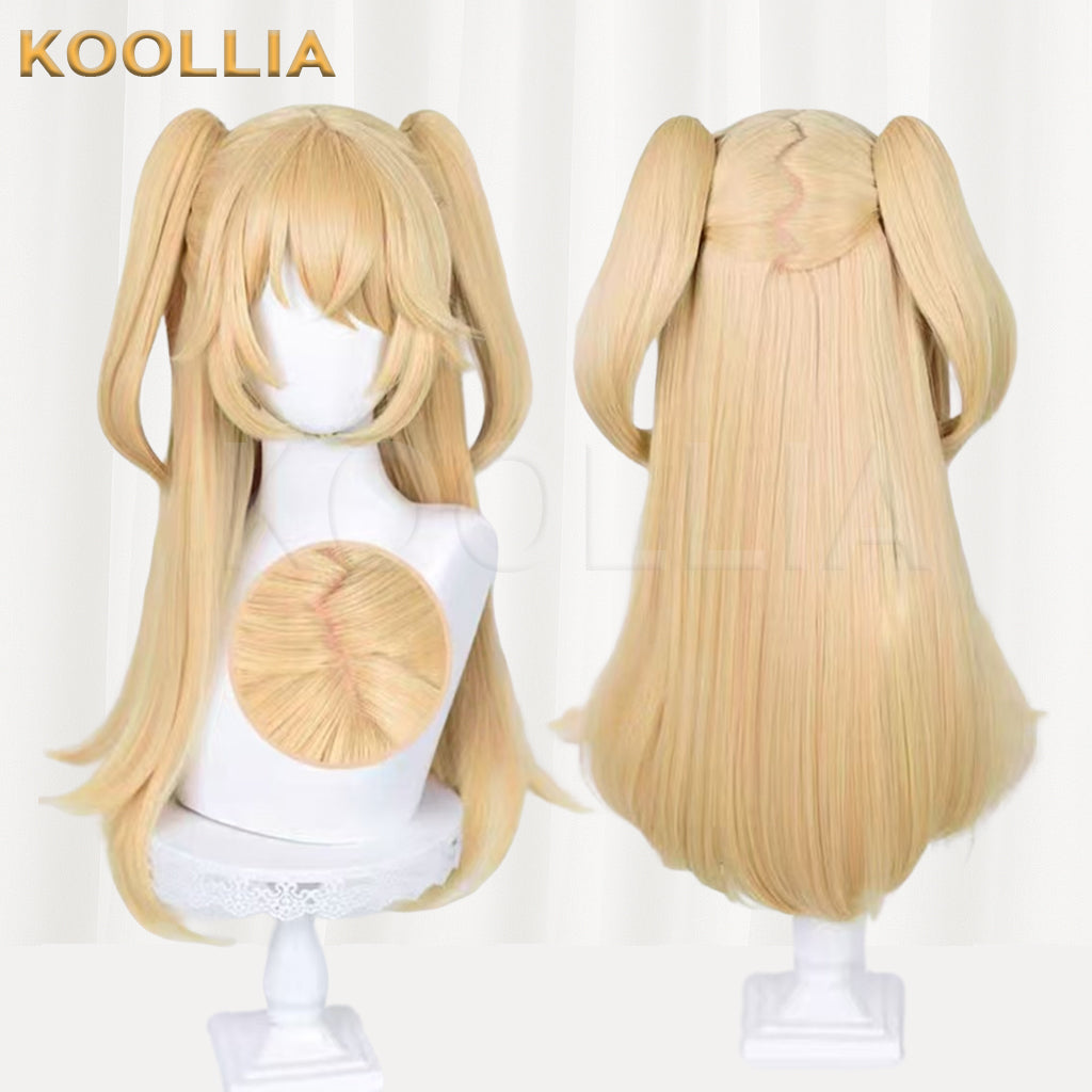 Genshin Impact Fischl Long Blonde Hair Basic Wig