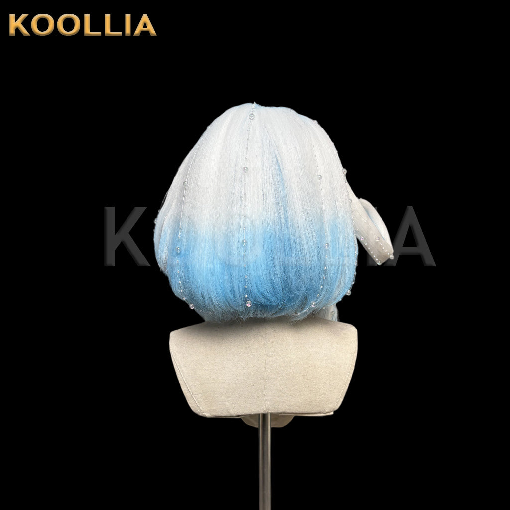 Genshin Impact Furina Short Mix Hair Styled Basic Wig