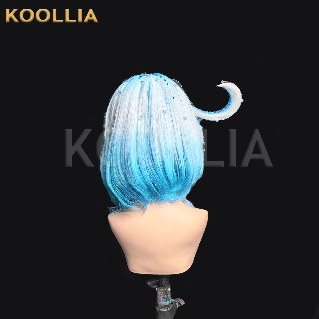 Genshin Impact Furina Short Mix Hair Styled Basic Wig