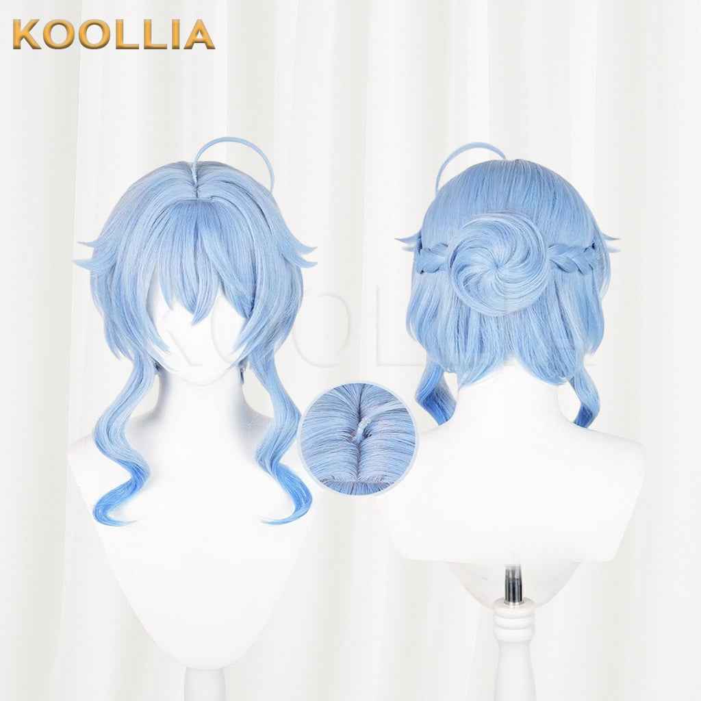 Genshin Impact Ganyu Long Blue Hair Basic Wig