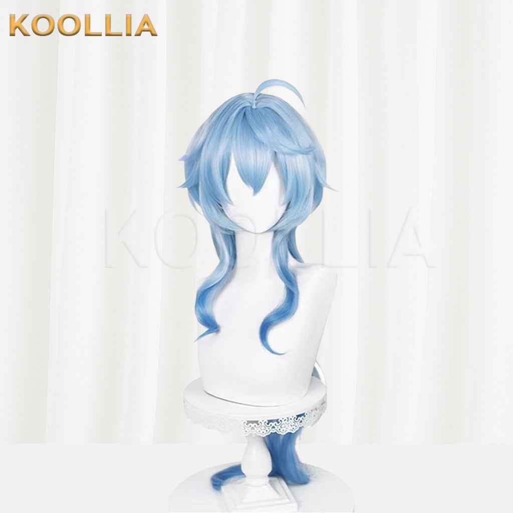 Genshin Impact Ganyu Long Blue Hair Basic Wig