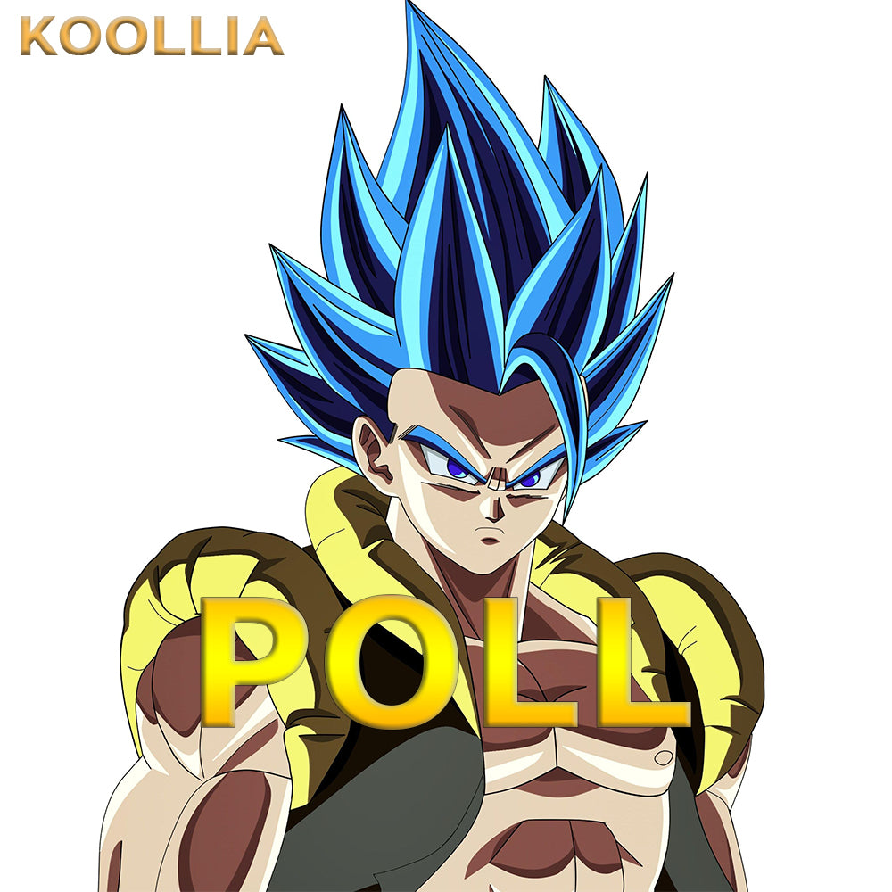 【KOOLLIA POLL】$20 Deposit =10% OFF Coupon Dragon Ball Gogeta Natural Commission Wig