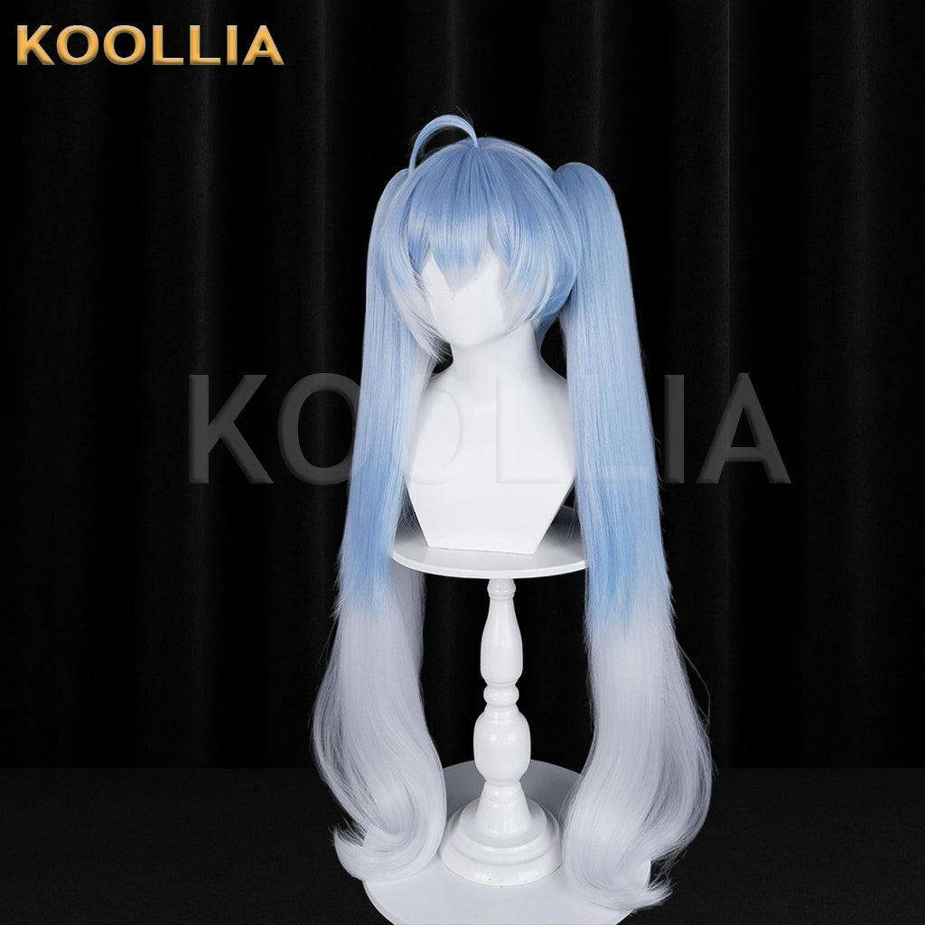 Virtual Singer Hatsune Miku Symphony 2025 Long Blue White Hair Basic Wig