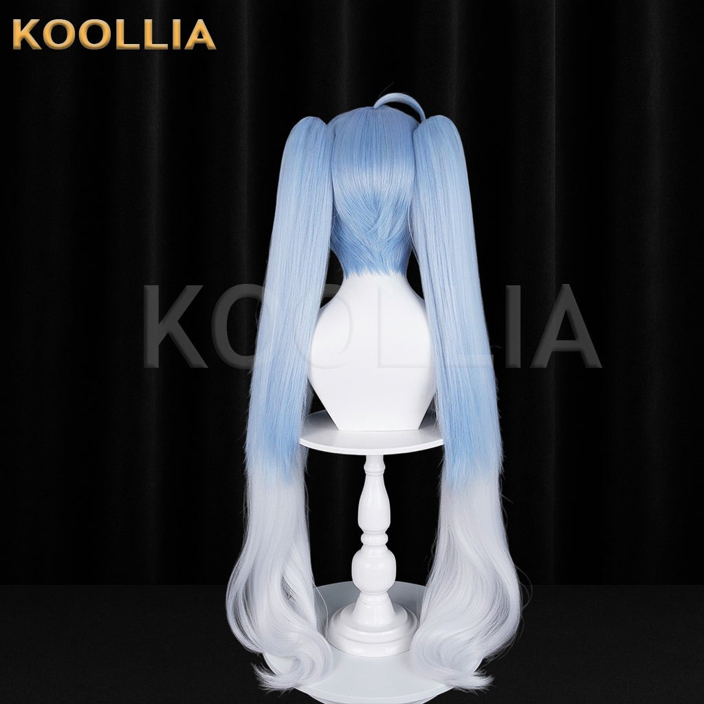 Virtual Singer Hatsune Miku Symphony 2025 Long Blue White Hair Basic Wig