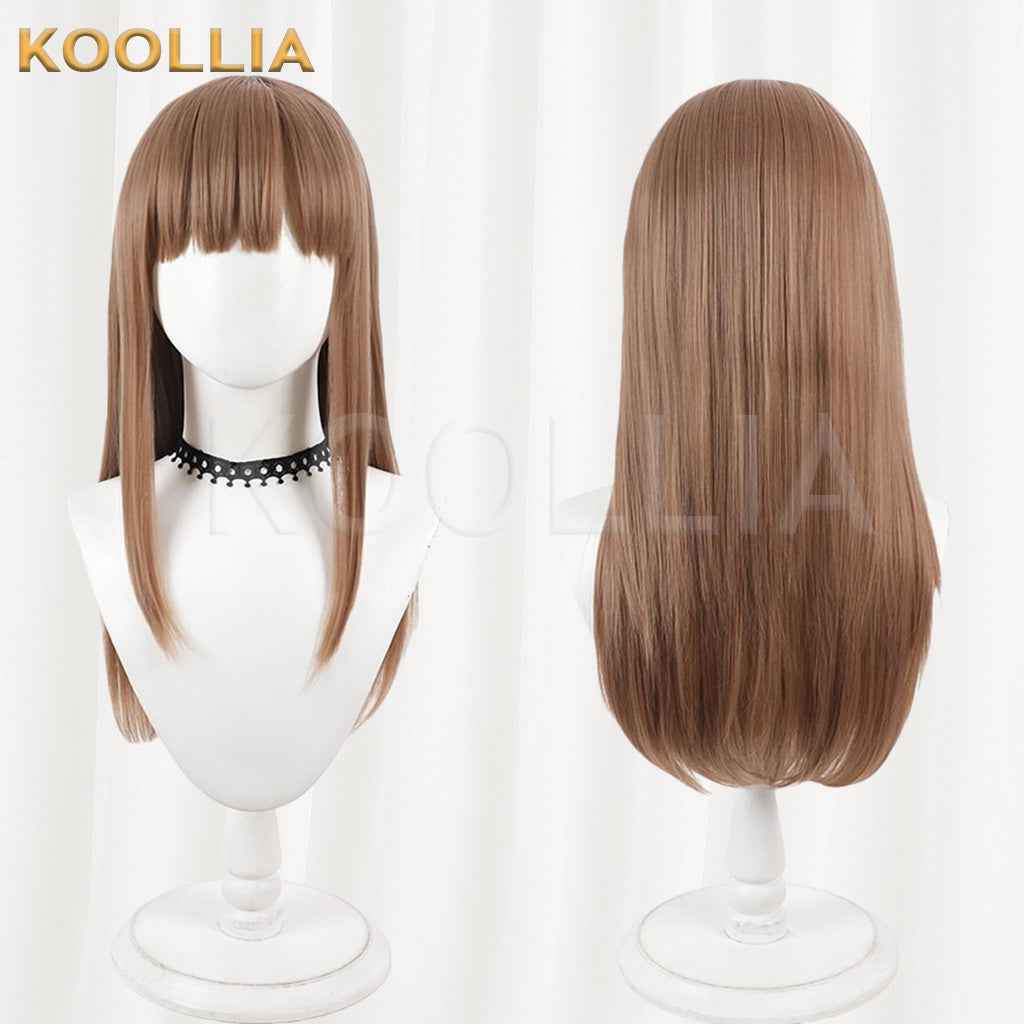 The Copy of Me Will Also Fall in Love Aikawa Sunao Milk Tea Brown Medium Straight Hair Basic Wig