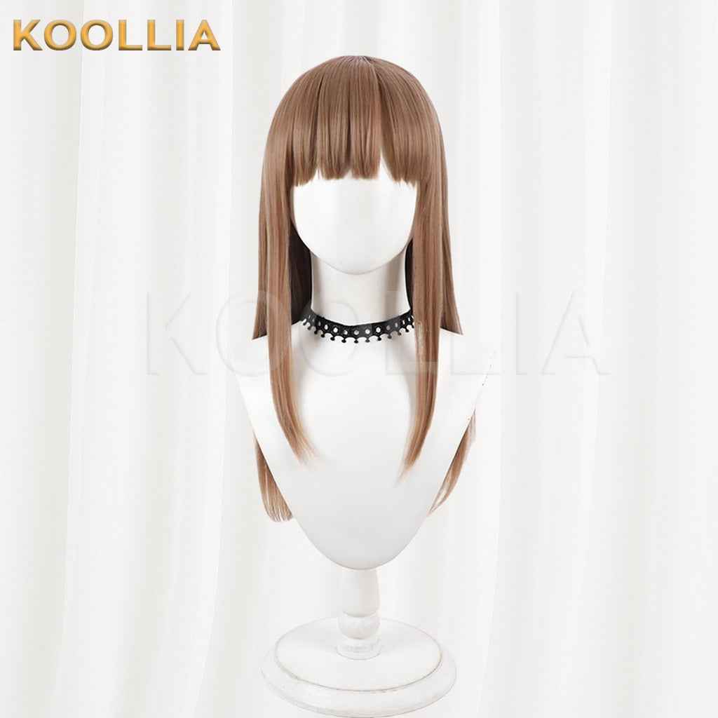 The Copy of Me Will Also Fall in Love Aikawa Sunao Milk Tea Brown Medium Straight Hair Basic Wig