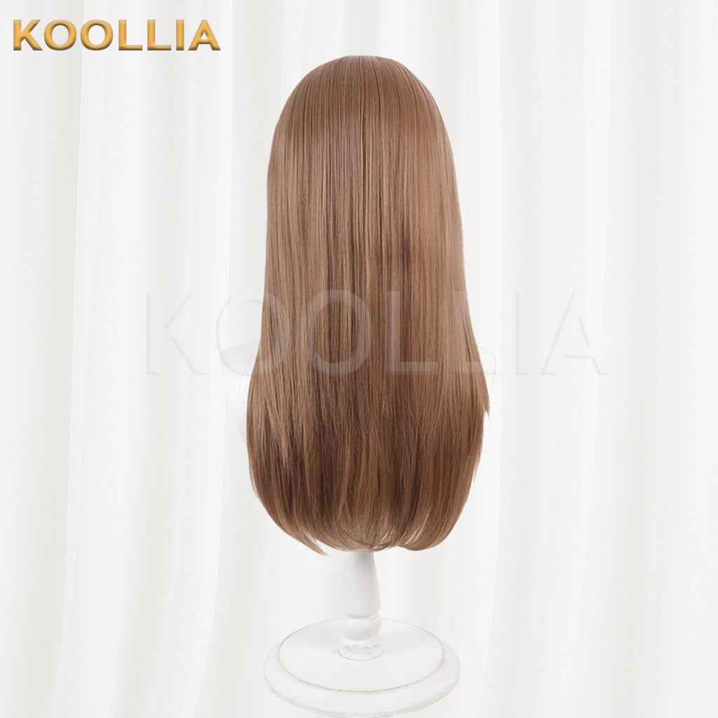 The Copy of Me Will Also Fall in Love Aikawa Sunao Milk Tea Brown Medium Straight Hair Basic Wig