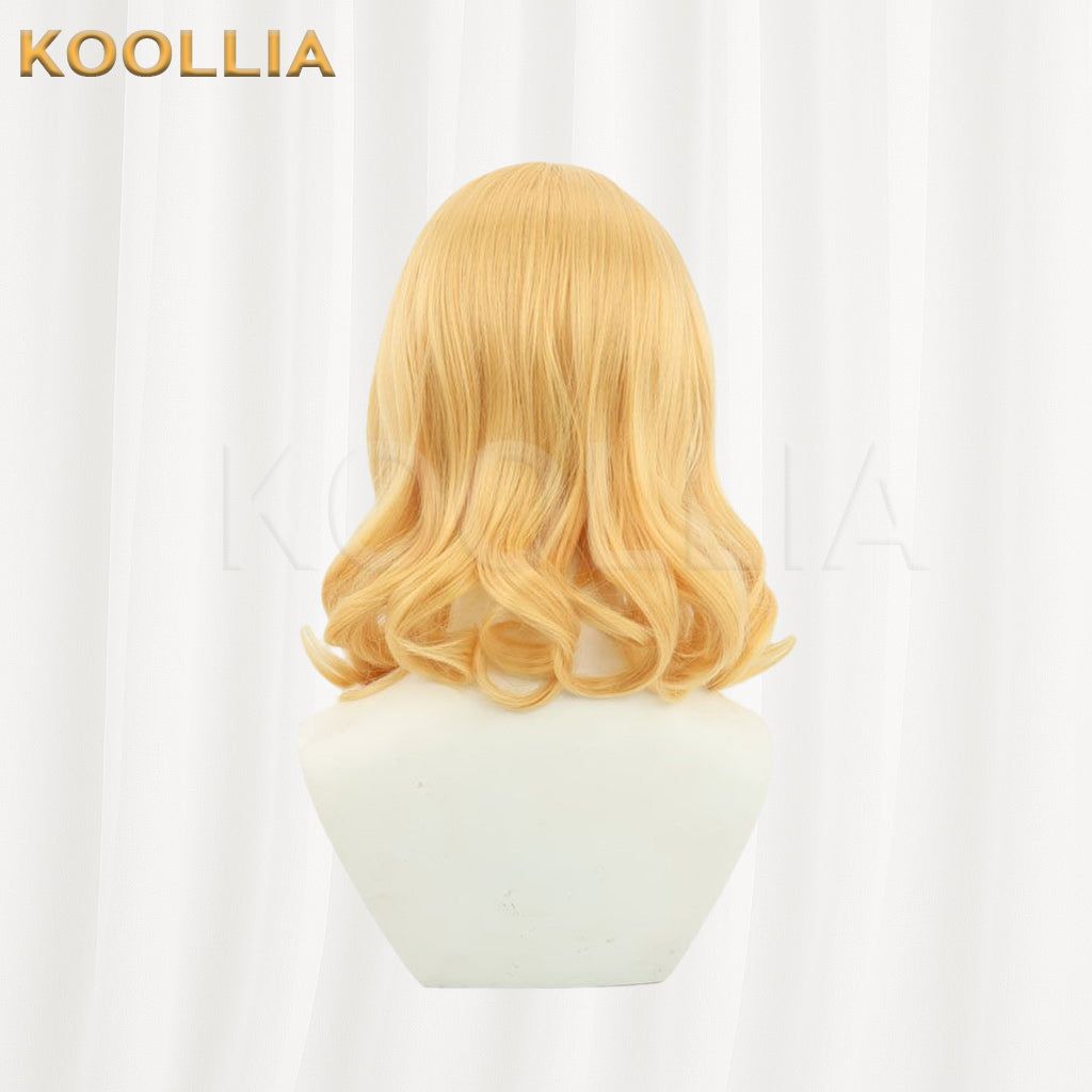 Touhou Project Alice Margatroid Wig Bright Golden Curly Basic Wig