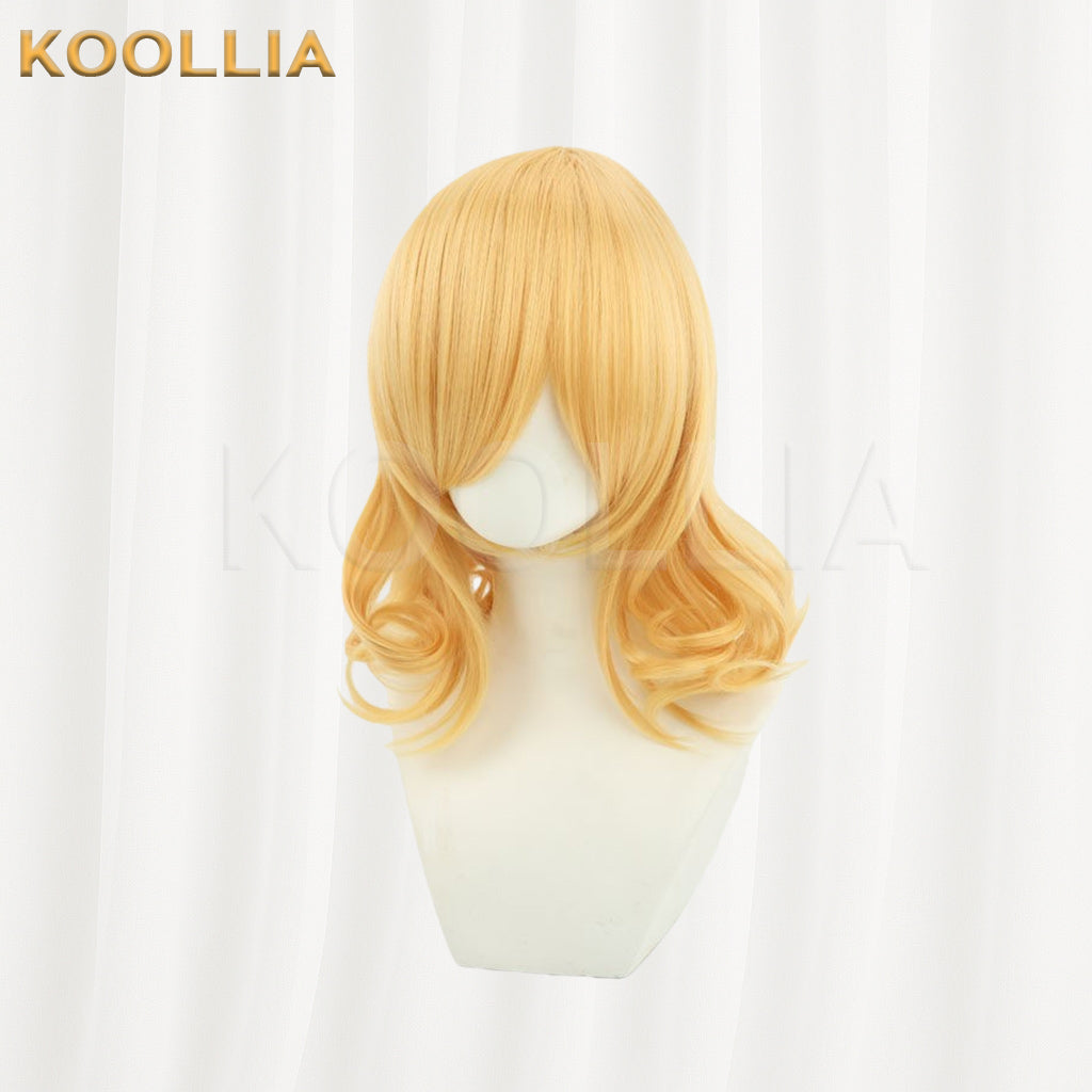 Touhou Project Alice Margatroid Wig Bright Golden Curly Basic Wig