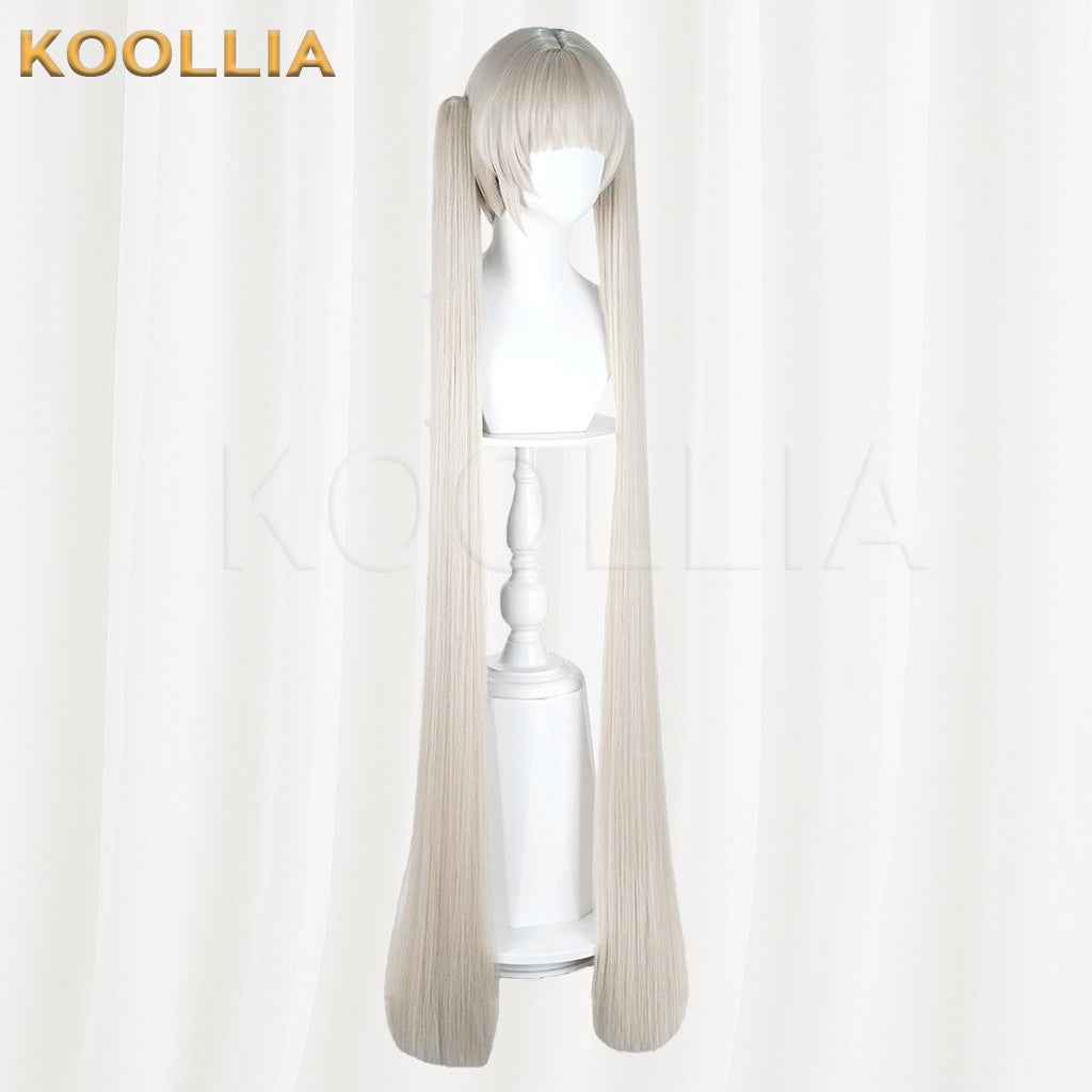 Azur Lane Formidable Cream White Twin Tails Cosplay Wig Two Length Options Basic Wig