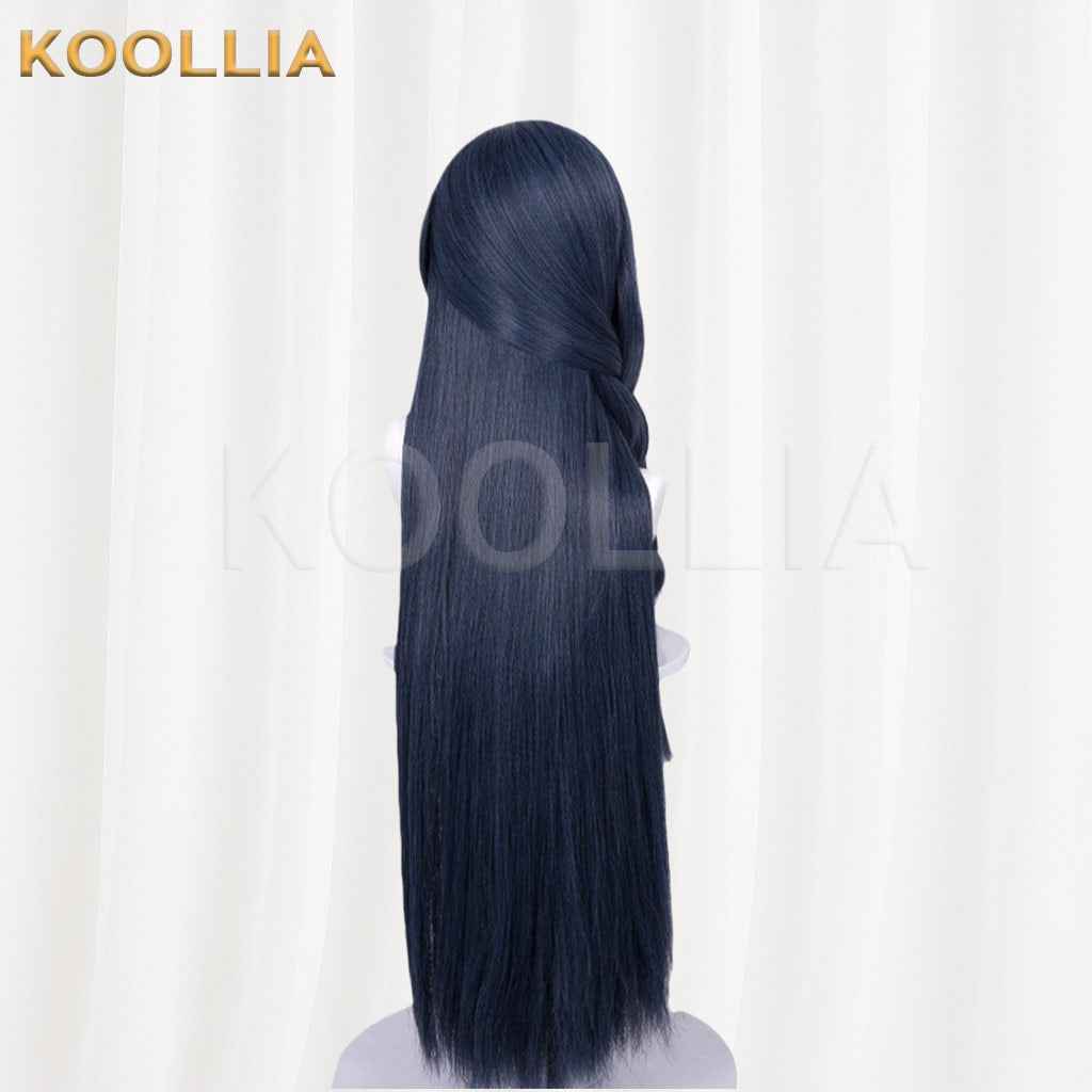 Blue Archive Fisaki Navy Blue Styled Basic Wig