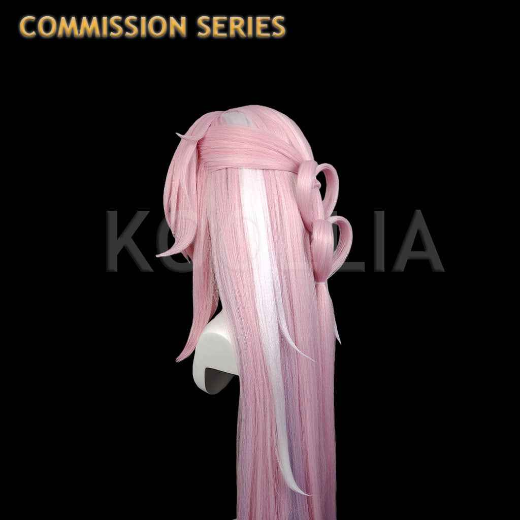 Honkai: Star Rail Cyrene Style – Pink-to-Blue Gradient Extra-Long Base Wig for Styling(Pre Order)