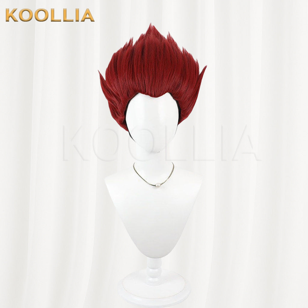 Dorohedoro En Wig Flame Red Spiky Explosion Short Basic Wig