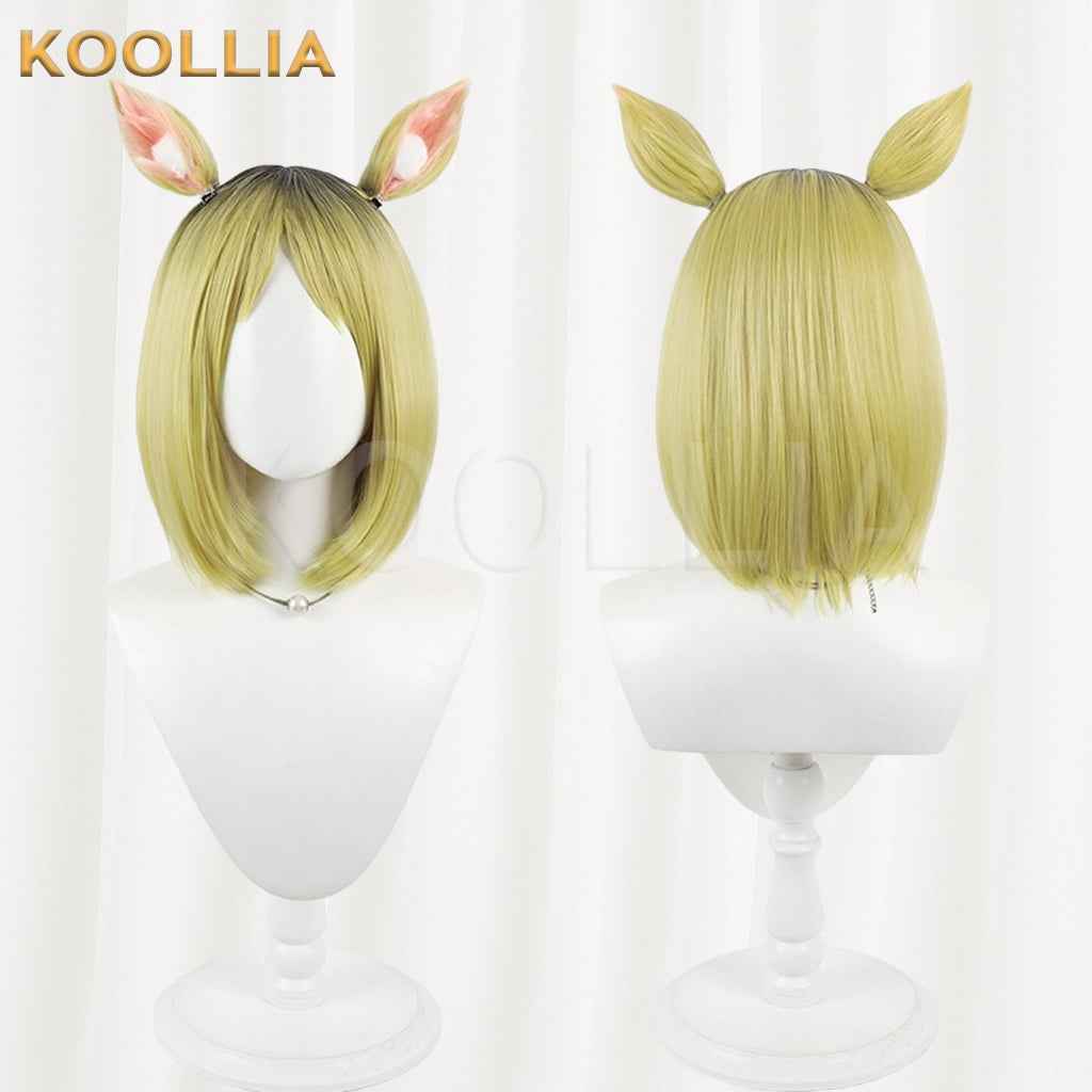 Neko Neko Yakuhimyou Wig Gradient Realistic Scalp Top Shoulder‑Length Bob Basic Wig