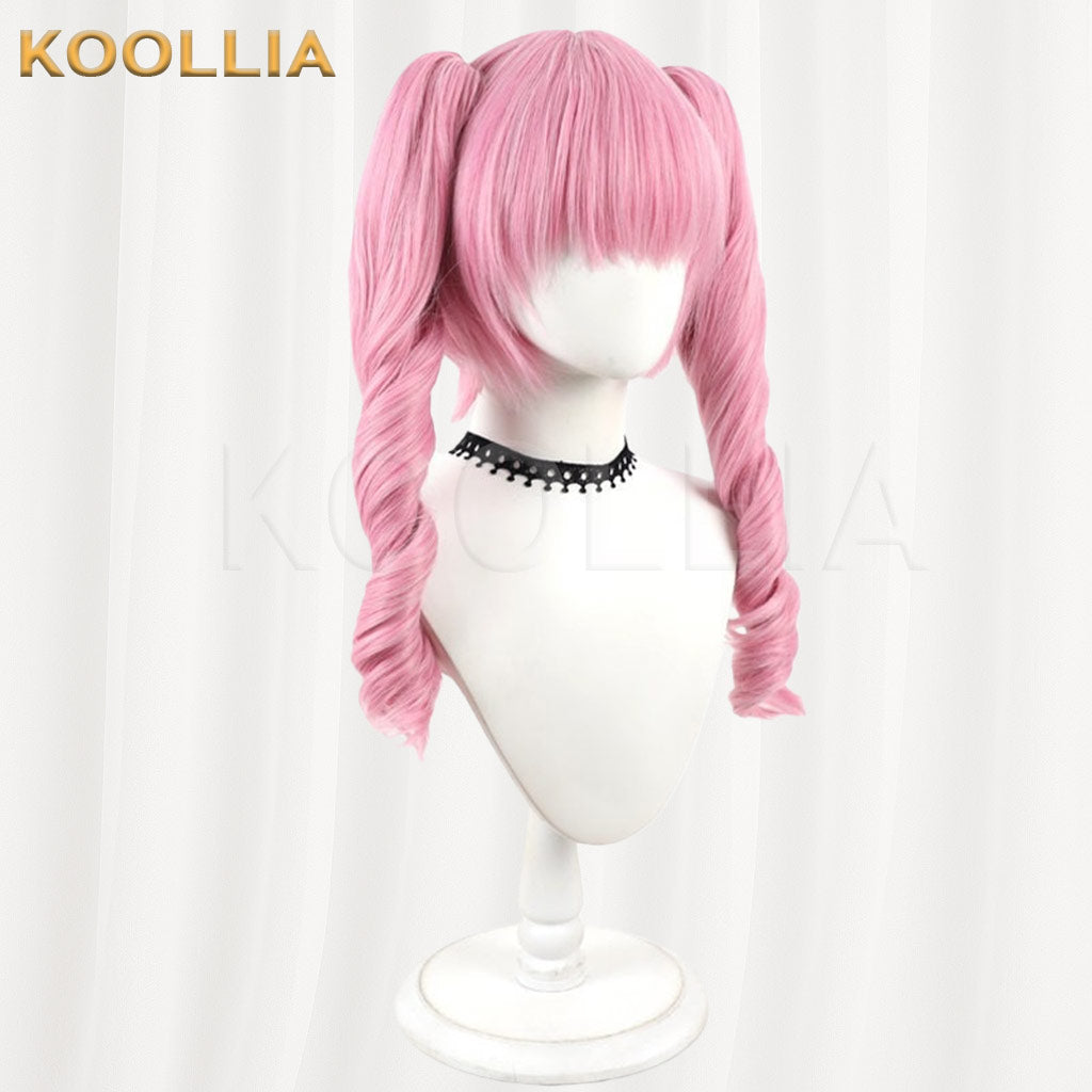 Steins;Gate Faris NyanNyan Cherry Blossom Pink With Detachable Twin Tails Basic Wig