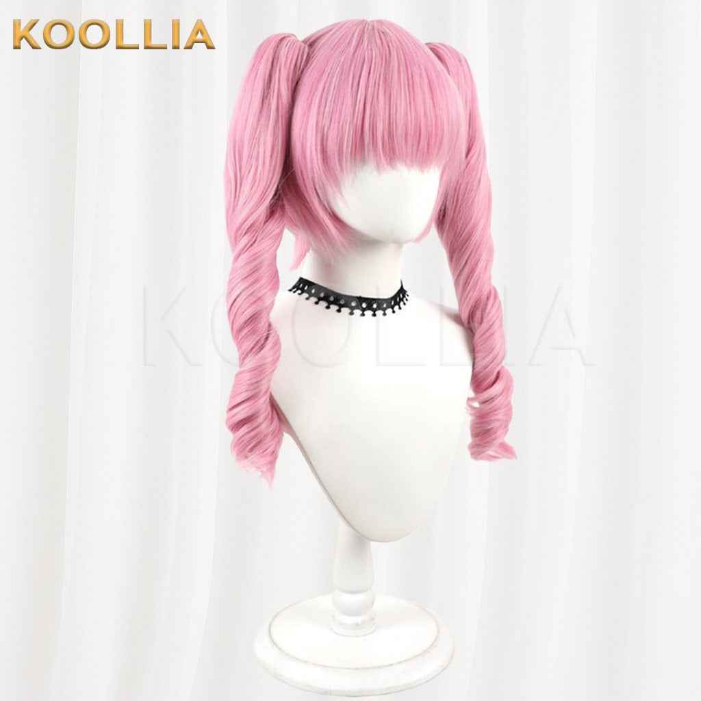 Steins;Gate Faris NyanNyan Cherry Blossom Pink With Detachable Twin Tails Basic Wig