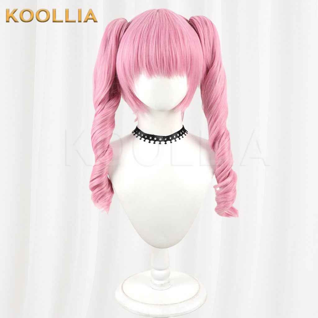 Steins;Gate Faris NyanNyan Cherry Blossom Pink With Detachable Twin Tails Basic Wig