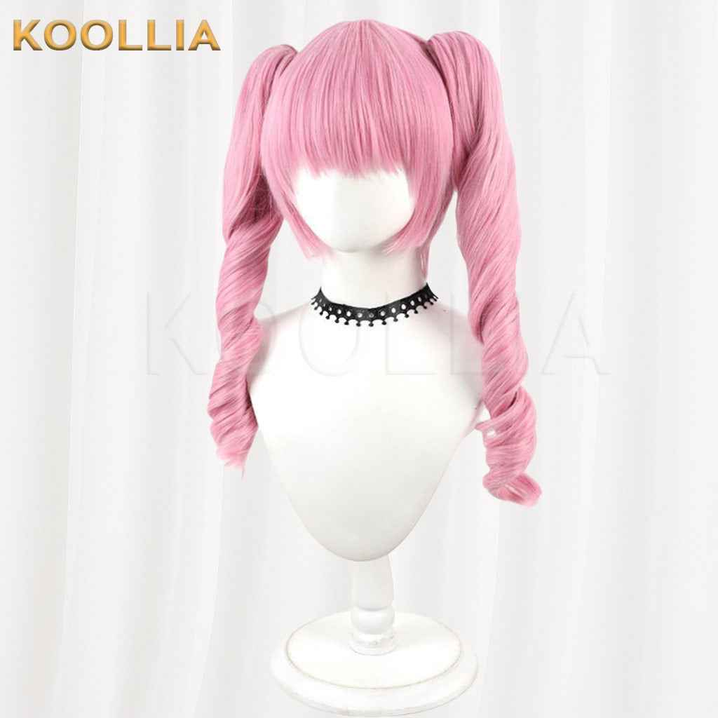 Steins;Gate Faris NyanNyan Cherry Blossom Pink With Detachable Twin Tails Basic Wig