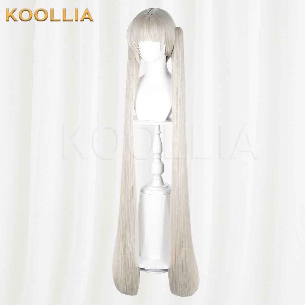 Azur Lane Formidable Cream White Twin Tails Cosplay Wig Two Length Options Basic Wig