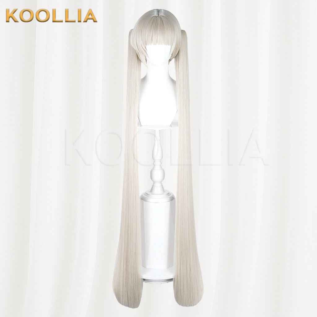 Azur Lane Formidable Cream White Twin Tails Cosplay Wig Two Length Options Basic Wig
