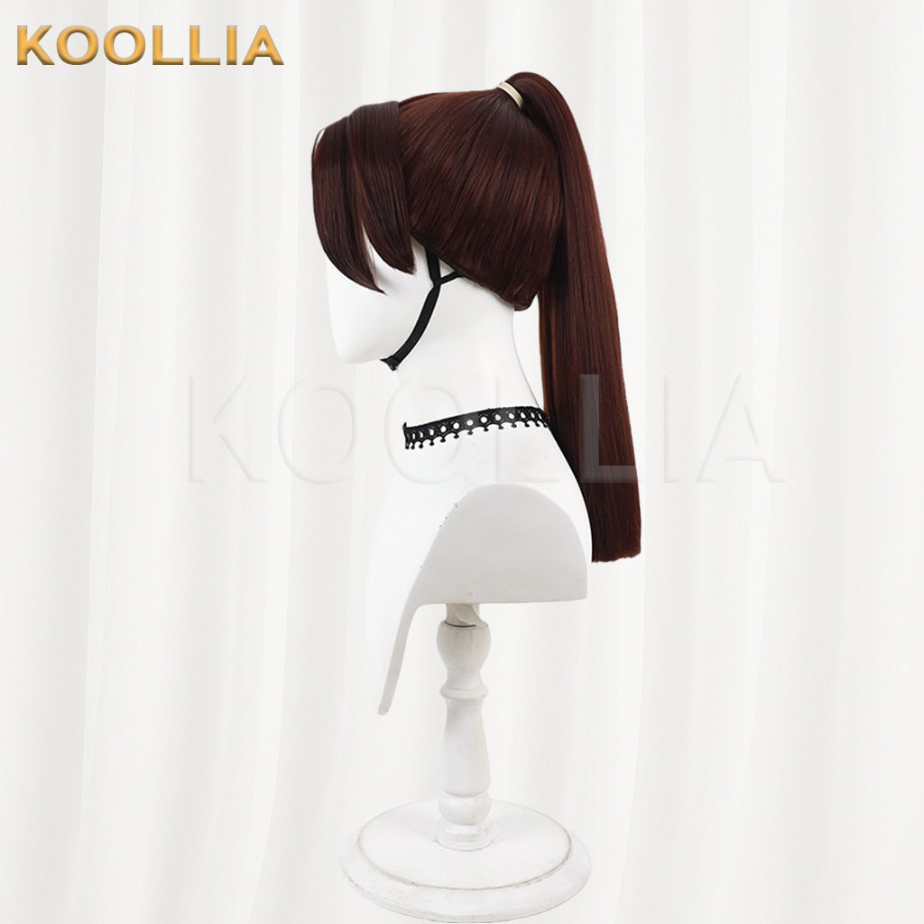 Nintama Rantarō Hirataki Yashamaru Reddish Brown Middle Part Short Hair Basic Wig