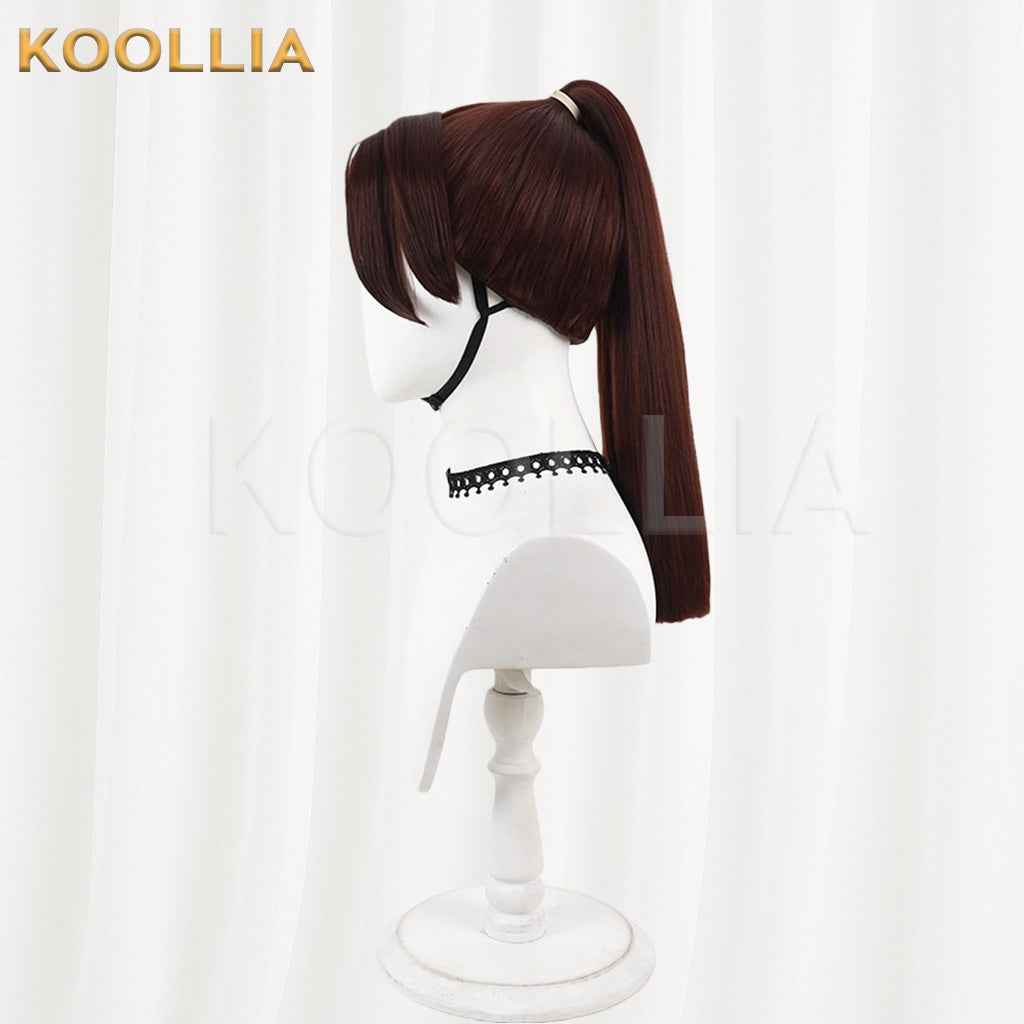 Nintama Rantarō Hirataki Yashamaru Reddish Brown Middle Part Short Hair Basic Wig