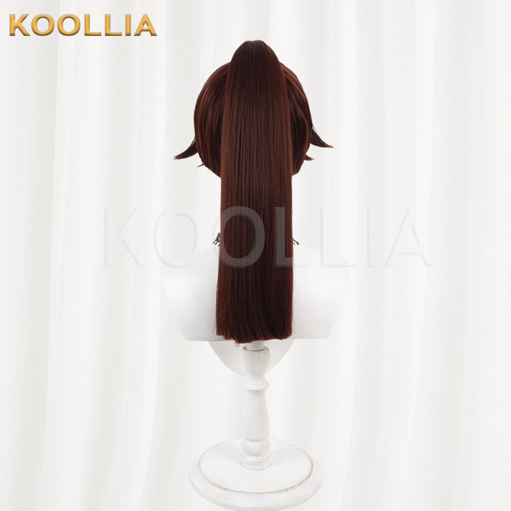 Nintama Rantarō Hirataki Yashamaru Reddish Brown Middle Part Short Hair Basic Wig