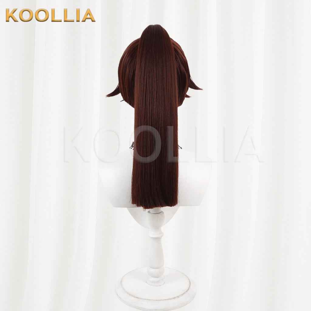 Nintama Rantarō Hirataki Yashamaru Reddish Brown Middle Part Short Hair Basic Wig