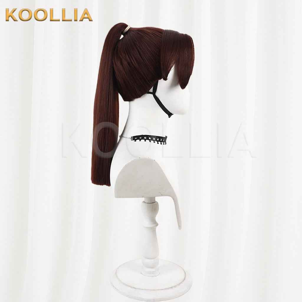 Nintama Rantarō Hirataki Yashamaru Reddish Brown Middle Part Short Hair Basic Wig