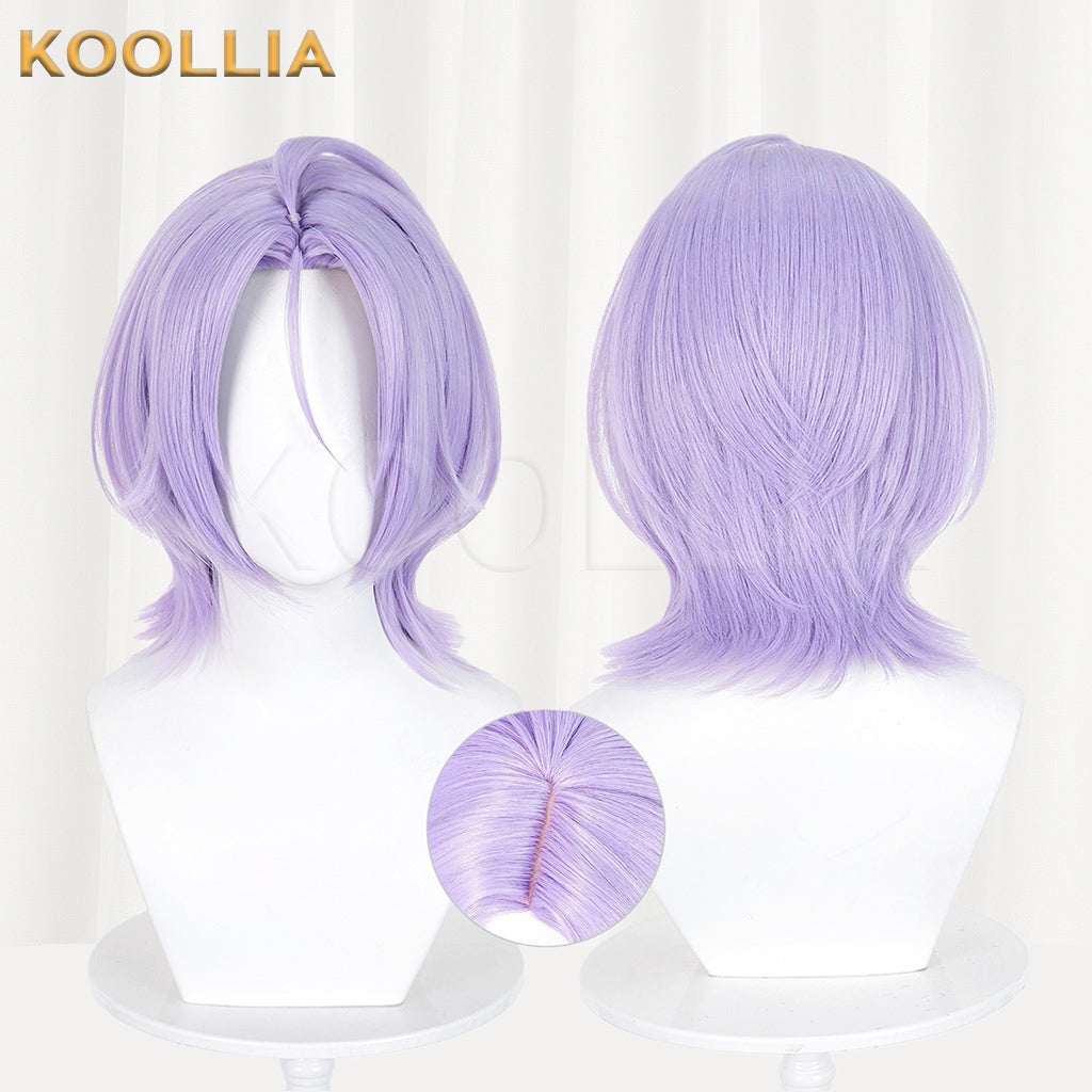 Re:Zero Julius Juukulius Wig Light Lavender Layered Wolf Tail Short Basic Wig