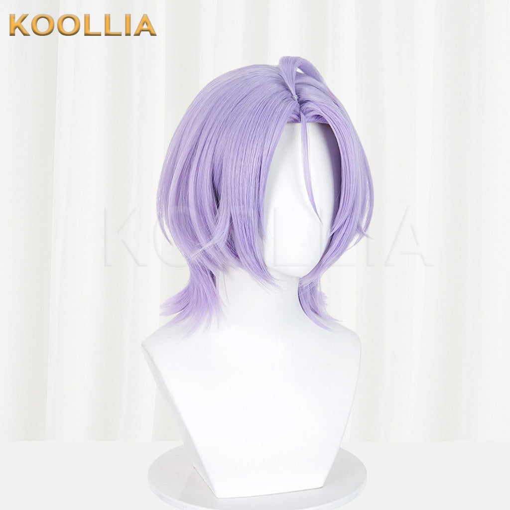 Re:Zero Julius Juukulius Wig Light Lavender Layered Wolf Tail Short Basic Wig