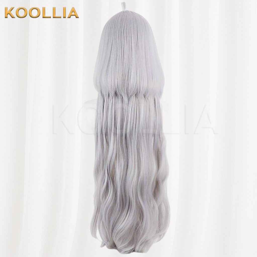 Fate/Grand Order Female Merlin Pale Silver Gray Basic Wig