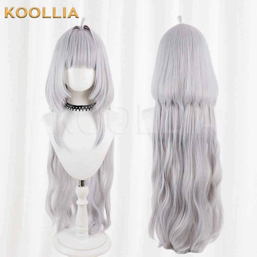Fate/Grand Order Female Merlin Pale Silver Gray Basic Wig