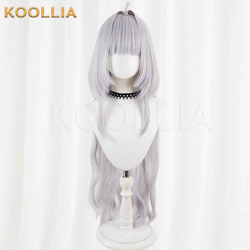 Fate/Grand Order Female Merlin Pale Silver Gray Basic Wig