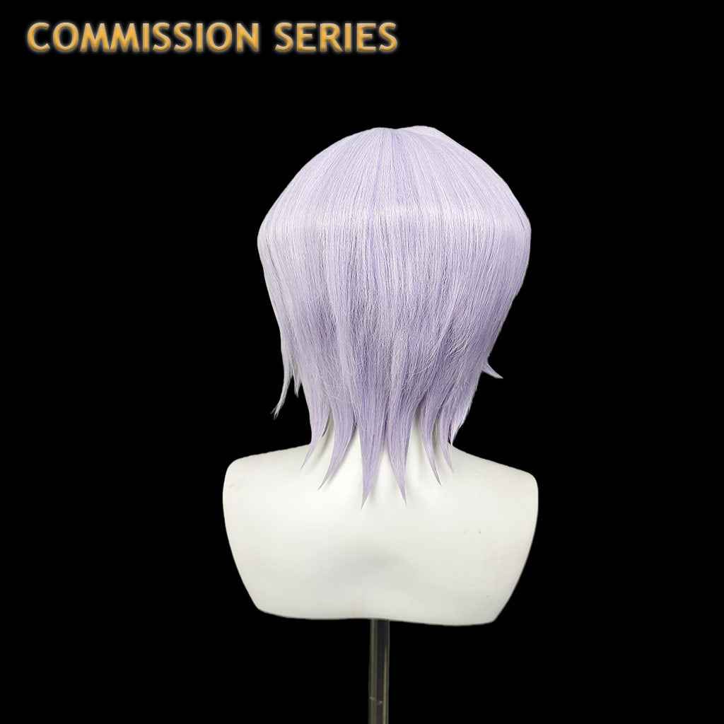 Mystery Saja, Kpop Demon Hunters, lavender bangs, styled cosplay wig(Pre Order)