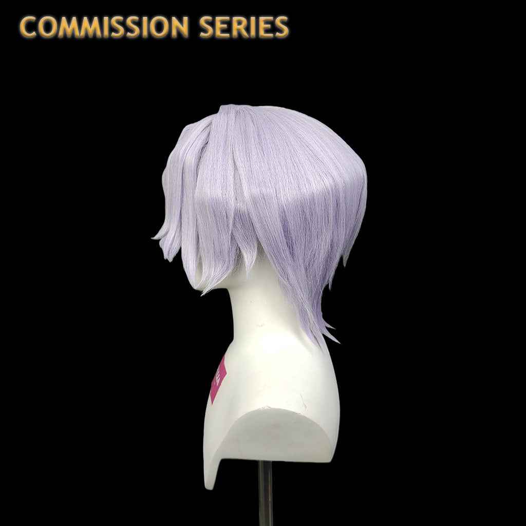 Mystery Saja, Kpop Demon Hunters, lavender bangs, styled cosplay wig(Pre Order)