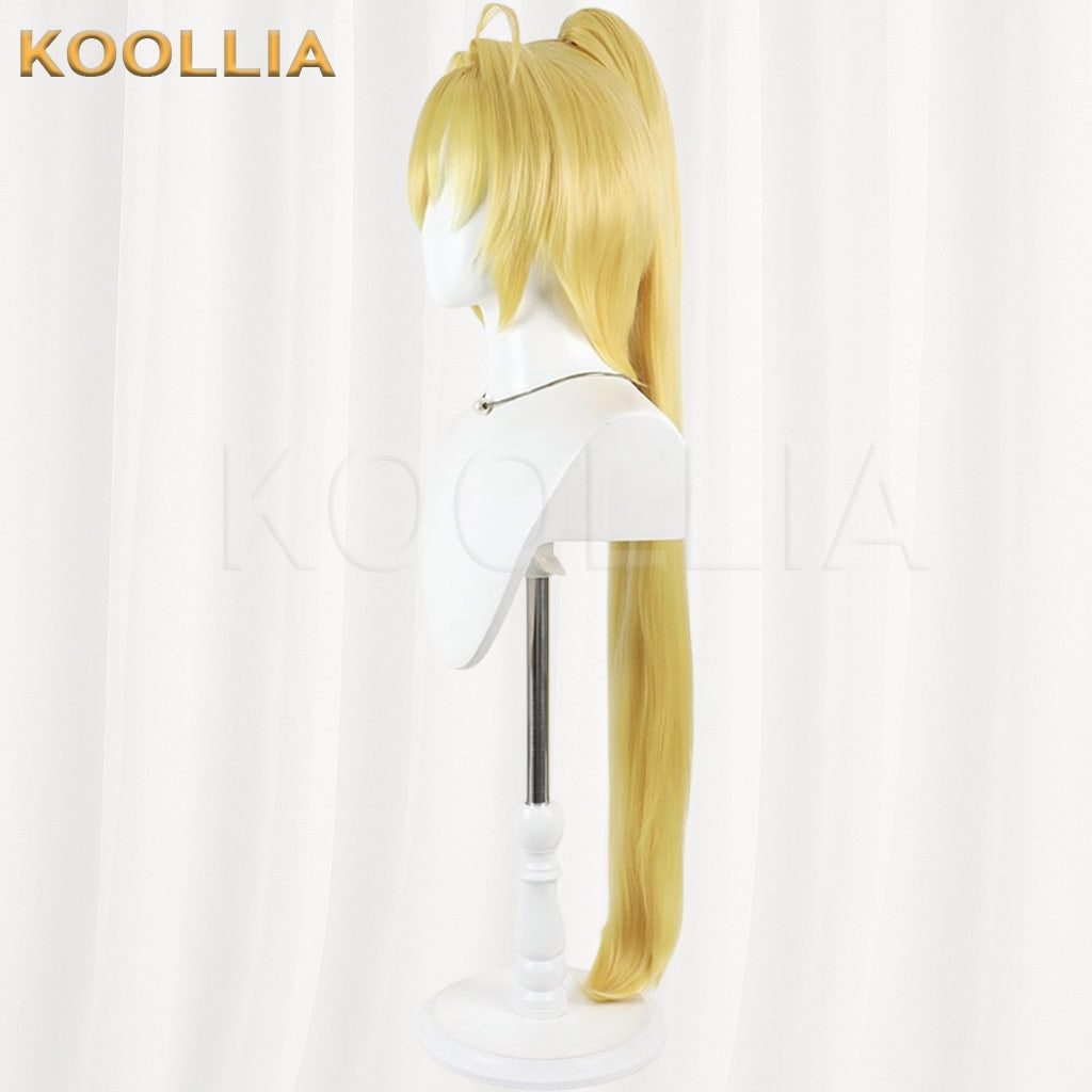 Fate/Grand Order Nero Claudius Bright Golden High Ponytail Basic Wig