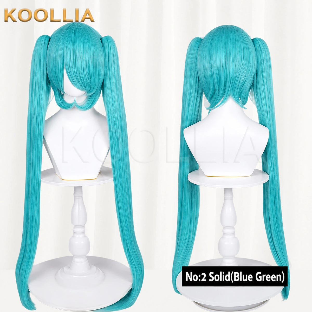 All-purpose Wig Twintails With Tiger Mouth Clip Hair Basic Wig