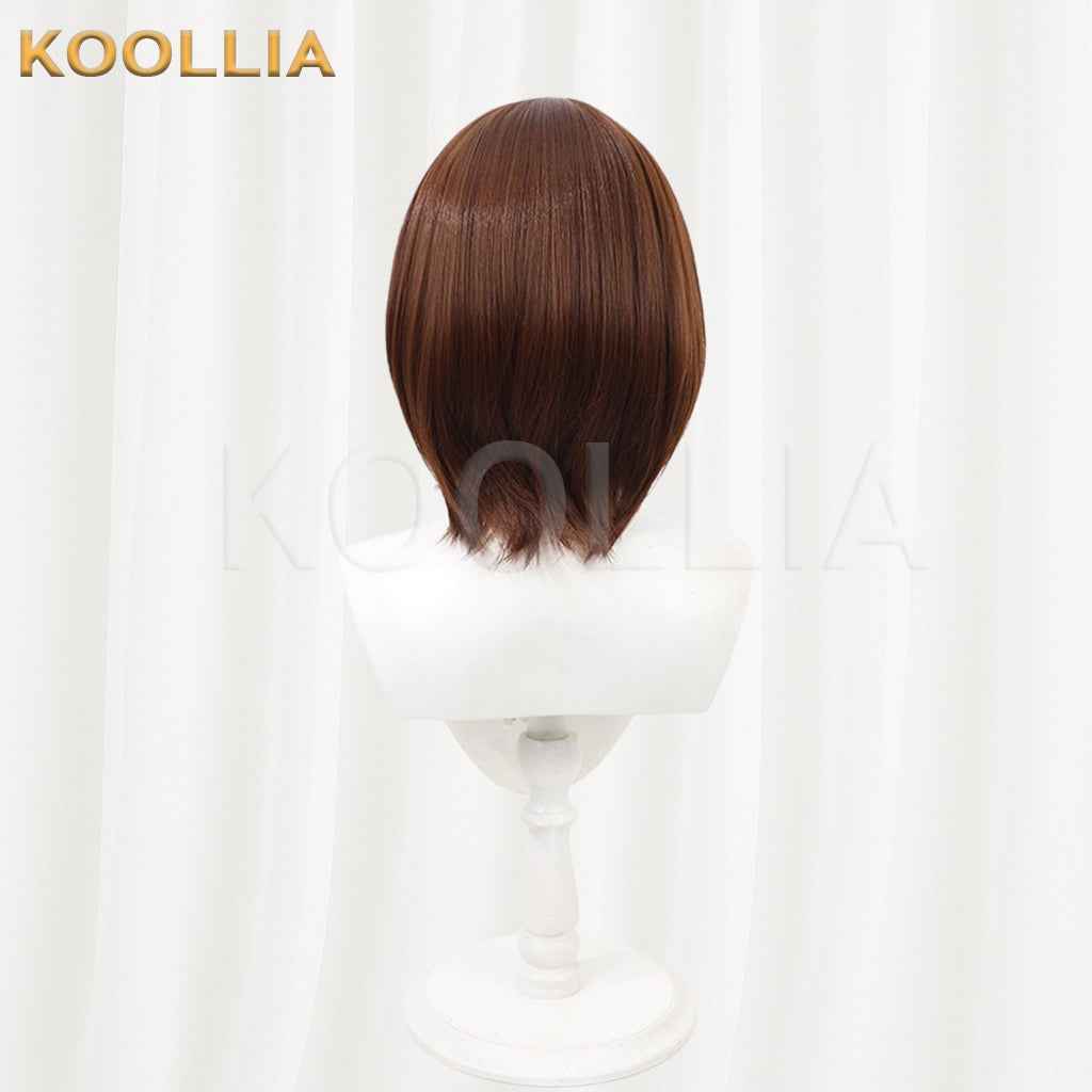 The Idolmaster Cinderella Girls Sakuma Mayu Wig Dark Brown Bob Short Basic Wig