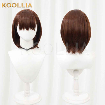The Idolmaster Cinderella Girls Sakuma Mayu Wig Dark Brown Bob Short Basic Wig