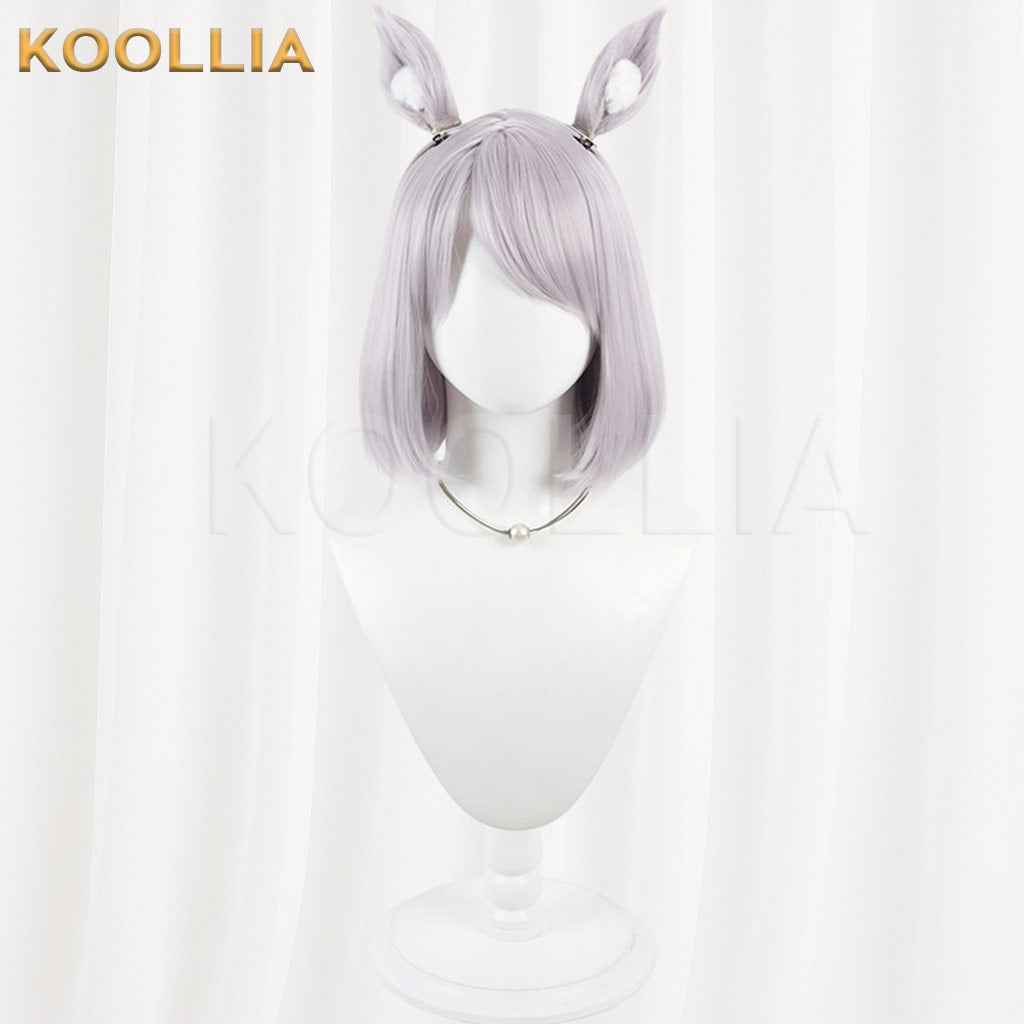 Lycoris Recoil Sato Light Purple With Detachable Cat Ears Basic Wig