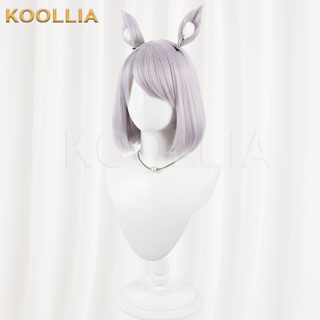 Lycoris Recoil Sato Light Purple With Detachable Cat Ears Basic Wig