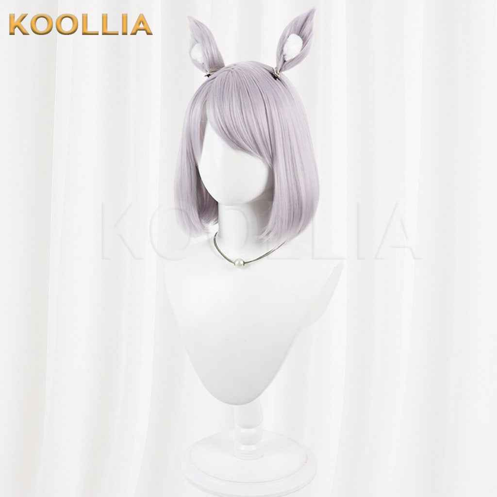 Lycoris Recoil Sato Light Purple With Detachable Cat Ears Basic Wig