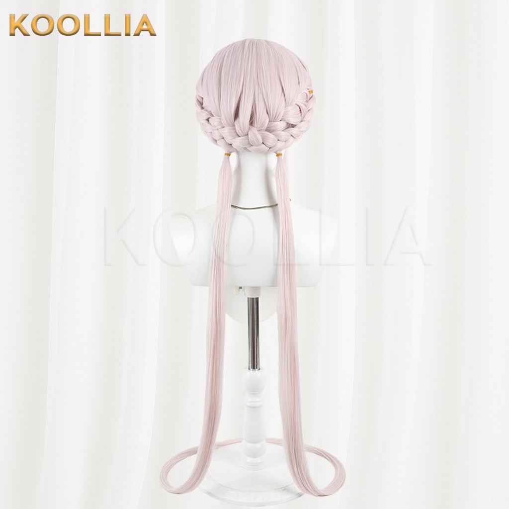 Anemoi Yuki Hiyaka Wig Soft Pink Realistic Scalp Top All‑In‑One Braided Updo Basic Wig