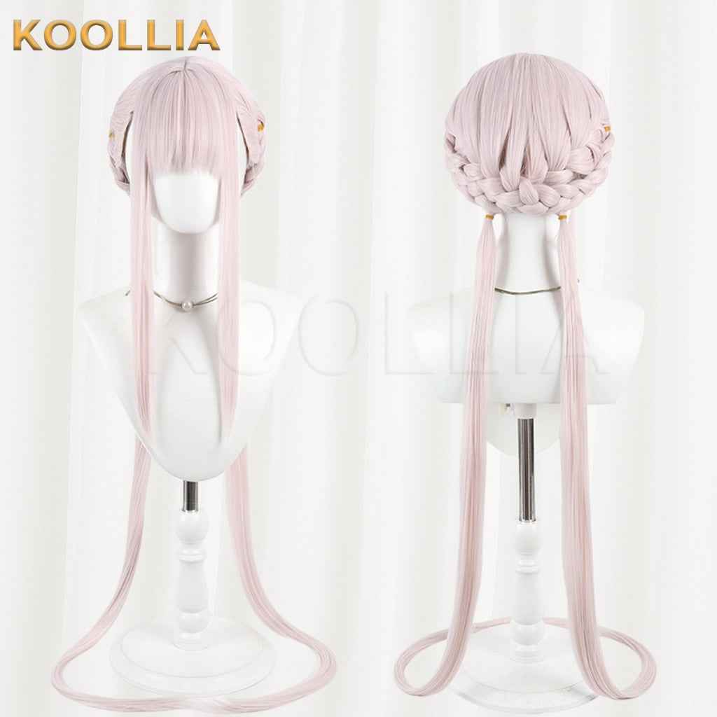 Anemoi Yuki Hiyaka Wig Soft Pink Realistic Scalp Top All‑In‑One Braided Updo Basic Wig