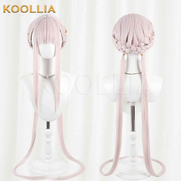 Anemoi Yuki Hiyaka Wig Soft Pink Realistic Scalp Top All‑In‑One Braided Updo Basic Wig